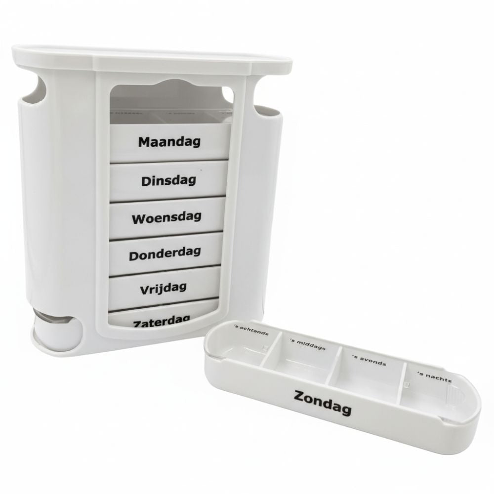 MultiMotion pillendoosje 7 dagen wit